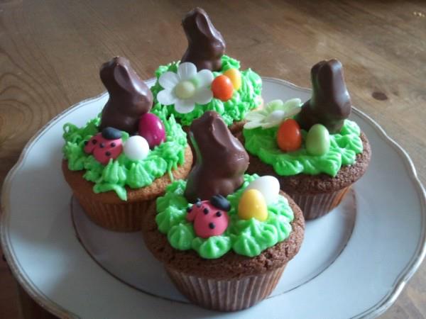 Osterhasen-Cupcakes