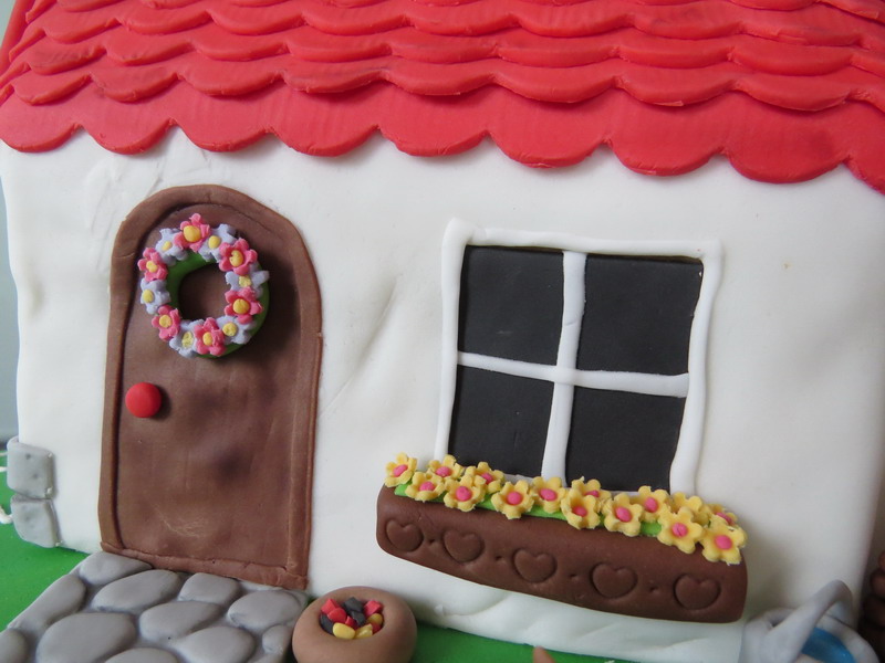 Haustür mit Türkranz